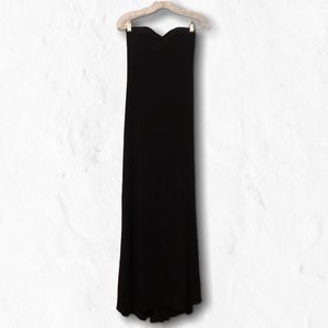 Laundry Black Strapless Formal Dress